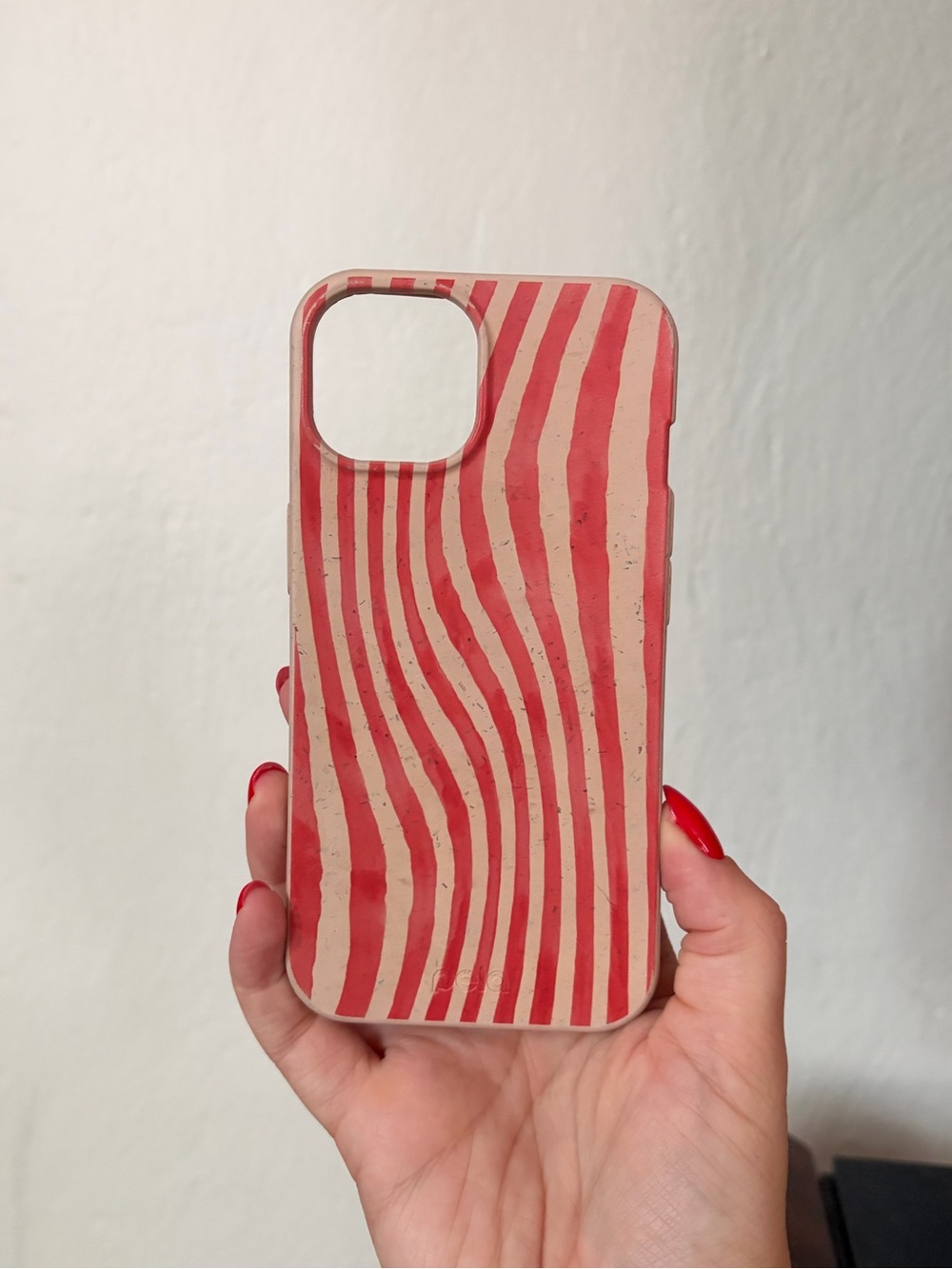 Pela iPhone 13 Seashell Big Top Stripes Case
